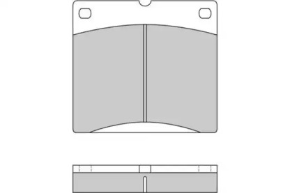 Комплект тормозных колодок E.T.F. 12-5234