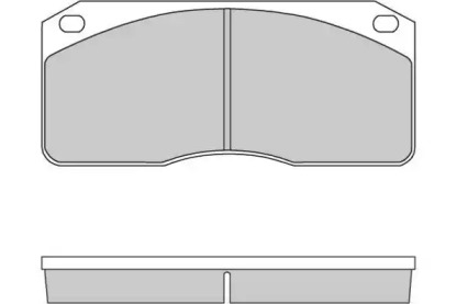 Комплект тормозных колодок E.T.F. 12-5238