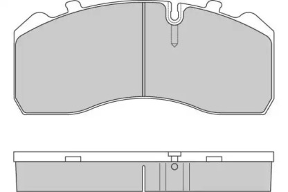 Комплект тормозных колодок E.T.F. 12-5284