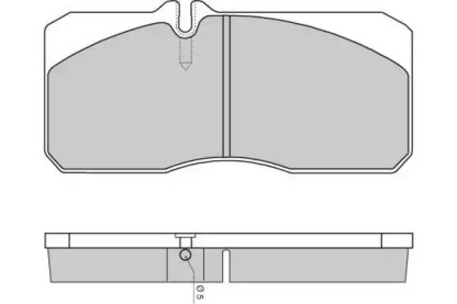 Комплект тормозных колодок E.T.F. 12-5294