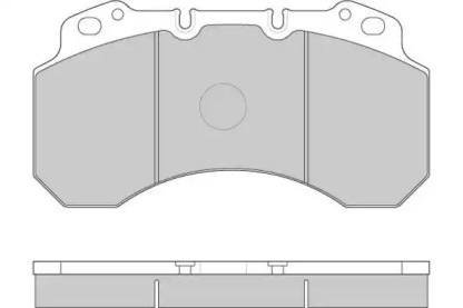 Комплект тормозных колодок E.T.F. 12-5299