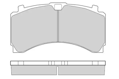 Комплект тормозных колодок E.T.F. 12-5332