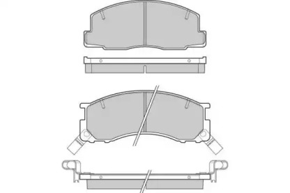 Комплект тормозных колодок E.T.F. 12-0539