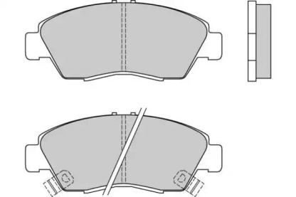 Комплект тормозных колодок E.T.F. 12-0547