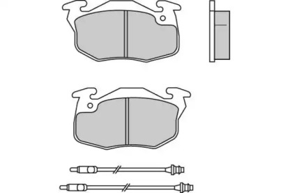 Комплект тормозных колодок E.T.F. 12-0550