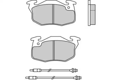 Комплект тормозных колодок E.T.F. 12-0551