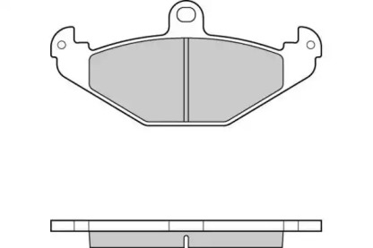 Комплект тормозных колодок E.T.F. 12-0553