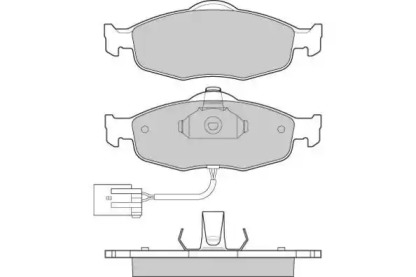 Комплект тормозных колодок E.T.F. 12-0561