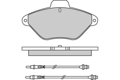 Комплект тормозных колодок E.T.F. 12-0565