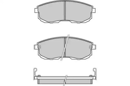 Комплект тормозных колодок E.T.F. 12-0569