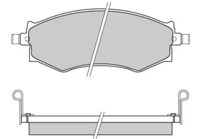 Комплект тормозных колодок E.T.F. 12-0572