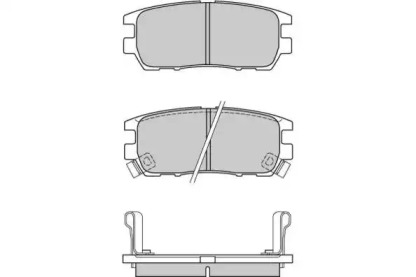 Комплект тормозных колодок E.T.F. 12-0574