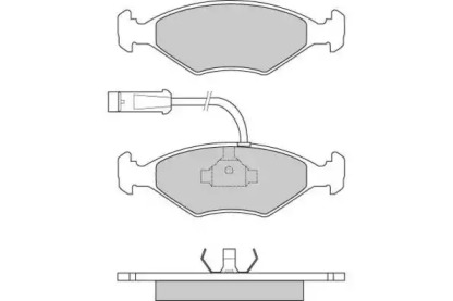 Комплект тормозных колодок E.T.F. 12-0589