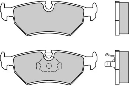 Комплект тормозных колодок E.T.F. 12-0599