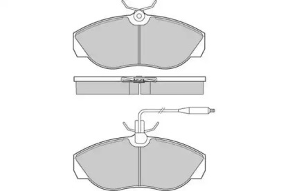 Комплект тормозных колодок E.T.F. 12-0614