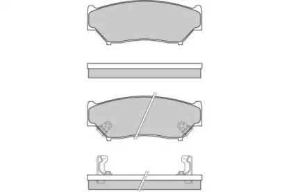 Комплект тормозных колодок E.T.F. 12-0620