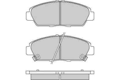 Комплект тормозных колодок E.T.F. 12-0621