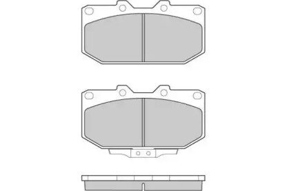 Комплект тормозных колодок E.T.F. 12-0649