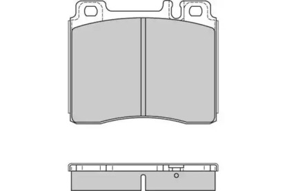 Комплект тормозных колодок E.T.F. 12-0657