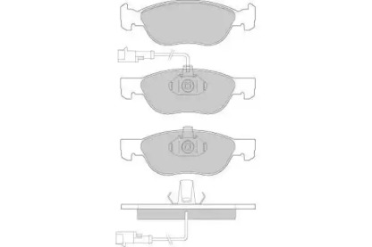 Комплект тормозных колодок E.T.F. 12-0667