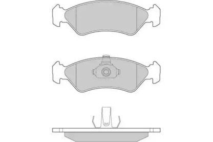 Комплект тормозных колодок E.T.F. 12-0671