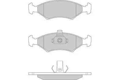 Комплект тормозных колодок E.T.F. 12-0675