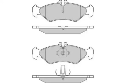 Комплект тормозных колодок E.T.F. 12-0688