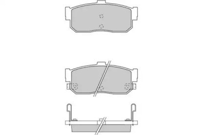 Комплект тормозных колодок E.T.F. 12-0699