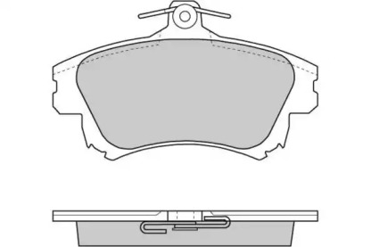 Комплект тормозных колодок E.T.F. 12-0703