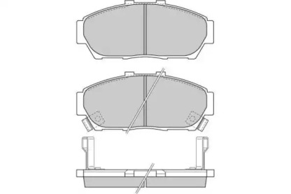 Комплект тормозных колодок E.T.F. 12-0736