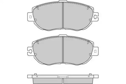 Комплект тормозных колодок E.T.F. 12-0754