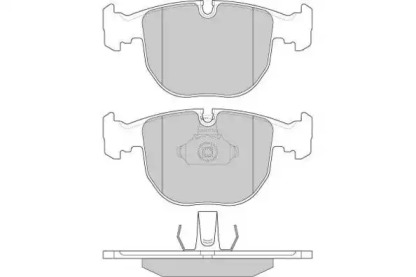 Комплект тормозных колодок E.T.F. 12-0774