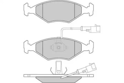 Комплект тормозных колодок E.T.F. 12-0776