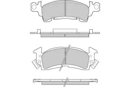 Комплект тормозных колодок E.T.F. 12-0781