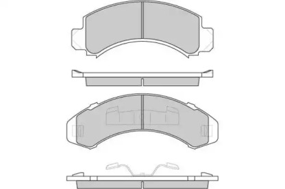 Комплект тормозных колодок E.T.F. 12-0782