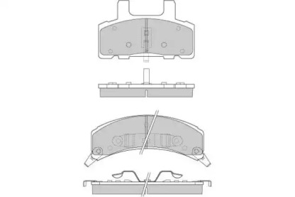 Комплект тормозных колодок E.T.F. 12-0790