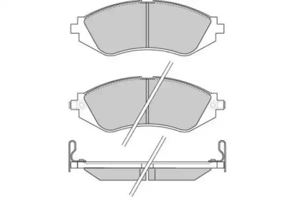 Комплект тормозных колодок E.T.F. 12-0803