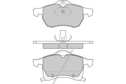 Комплект тормозных колодок E.T.F. 12-0811