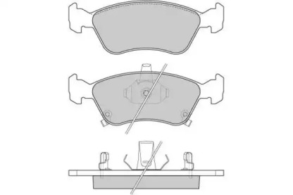 Комплект тормозных колодок E.T.F. 12-0814