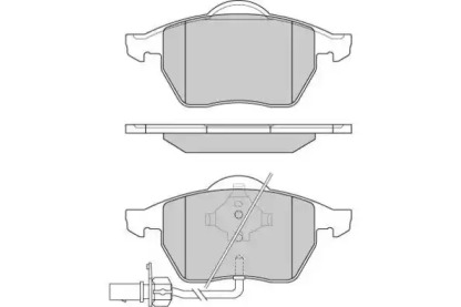 Комплект тормозных колодок E.T.F. 12-0816