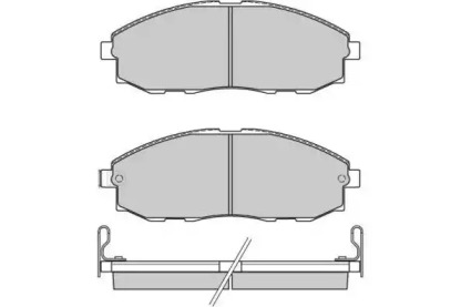 Комплект тормозных колодок E.T.F. 12-0828