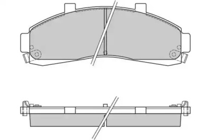 Комплект тормозных колодок E.T.F. 12-0829