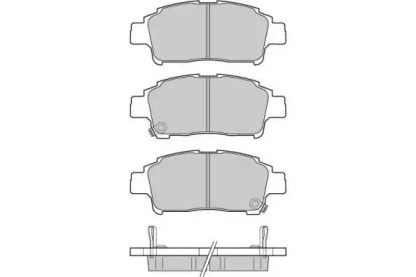 Комплект тормозных колодок E.T.F. 12-0839