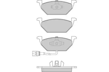 Комплект тормозных колодок E.T.F. 12-0848