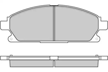 Комплект тормозных колодок E.T.F. 12-0857