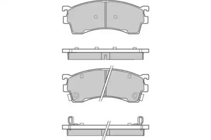 Комплект тормозных колодок E.T.F. 12-0864