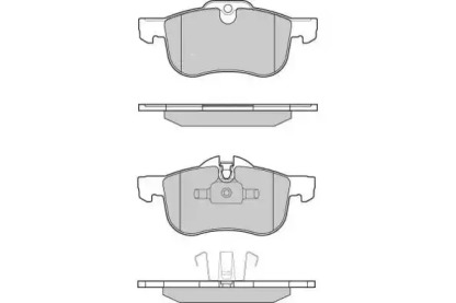 Комплект тормозных колодок E.T.F. 12-0878