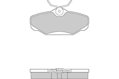 Комплект тормозных колодок E.T.F. 12-0884