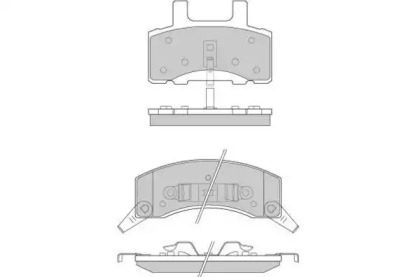 Комплект тормозных колодок E.T.F. 12-0885