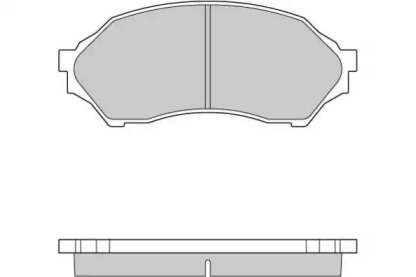 Комплект тормозных колодок E.T.F. 12-0895